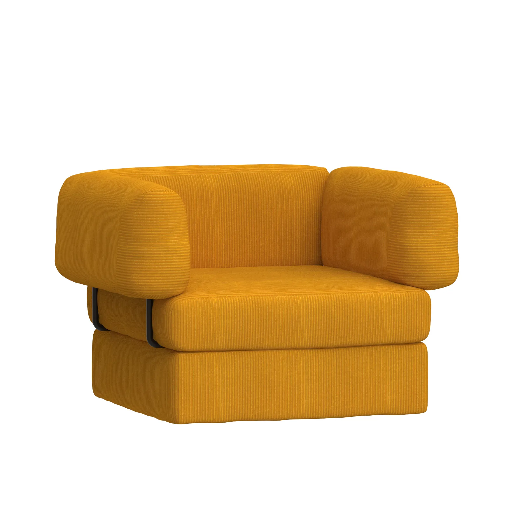 Athena modular upholstered seat by Pierluigi Spadolini