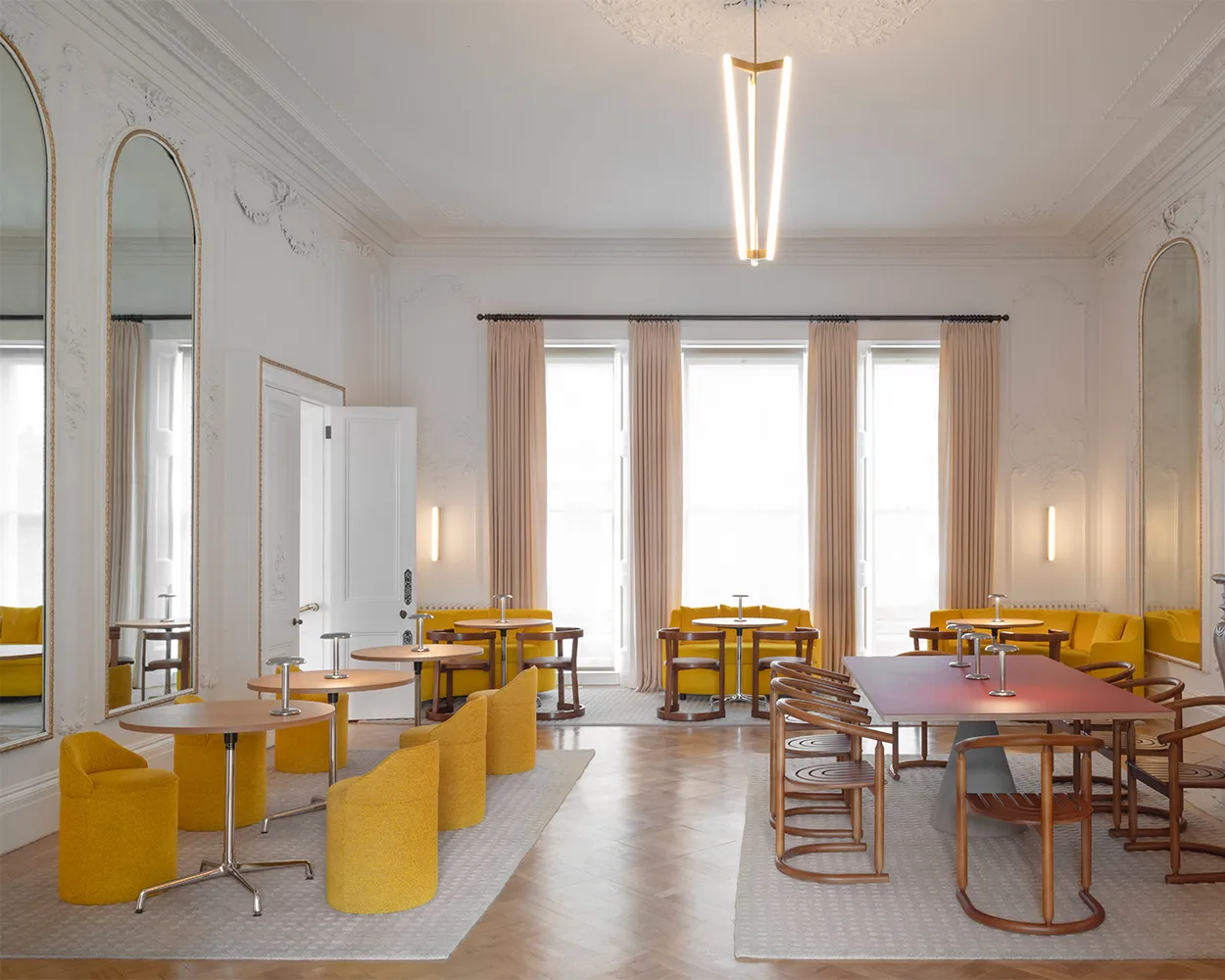 Cromwell Place Café, TATO lighting and furniture project