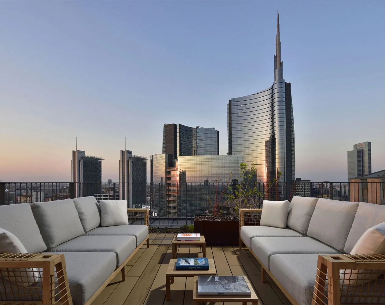 Milano Verticale – UNA Esperienze Hotel, TATO lighting and furniture project