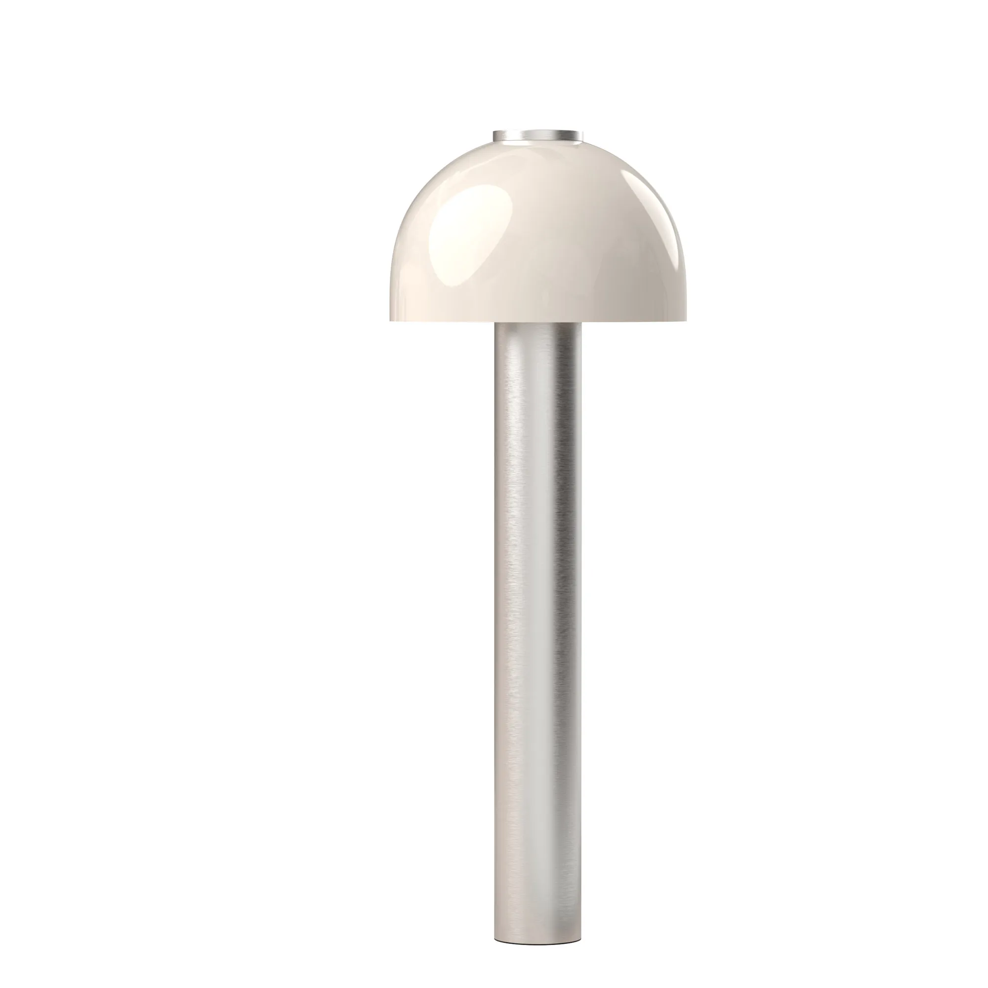 Babila Terra in Brushed aluminum / Glossy white, code TBB400-0523