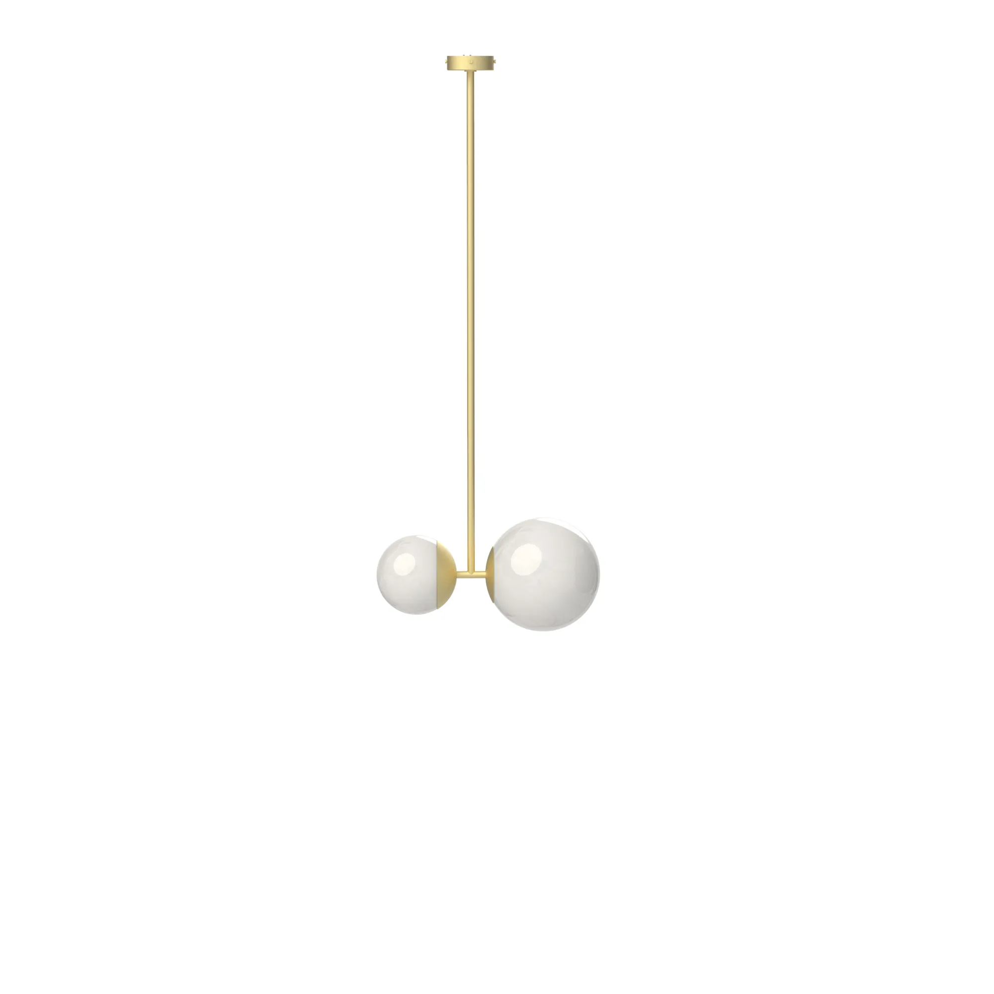 Biba Sospensione in (h100cm) Satin Brass, code TBI100-1340