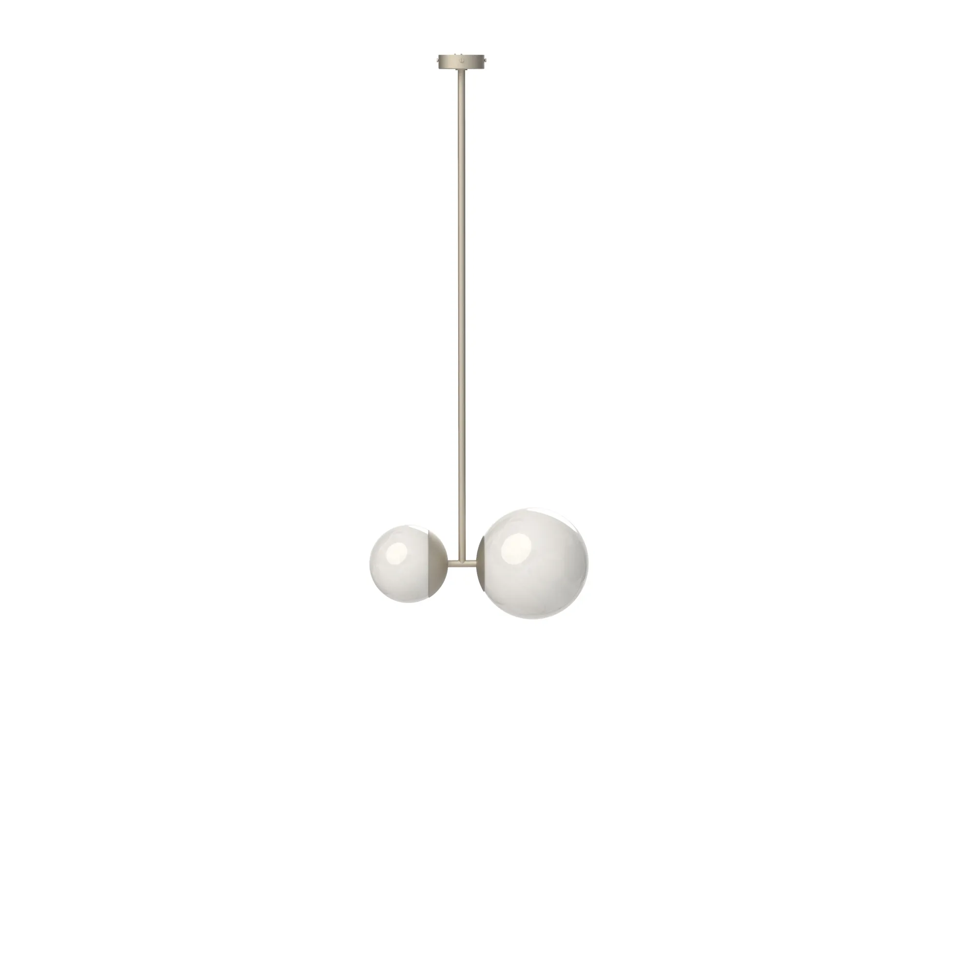 Biba Sospensione in (h100cm) Satin Nickel, code TBI100-0540