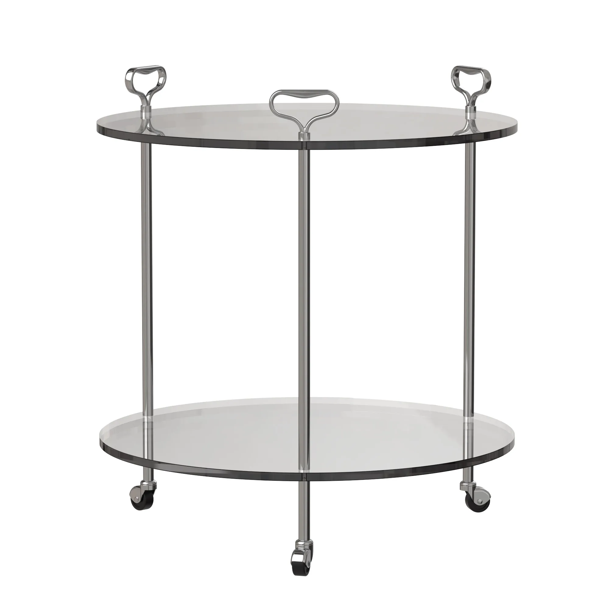 Tre Maniglie in Chrome / Glass, code T3M610-0144