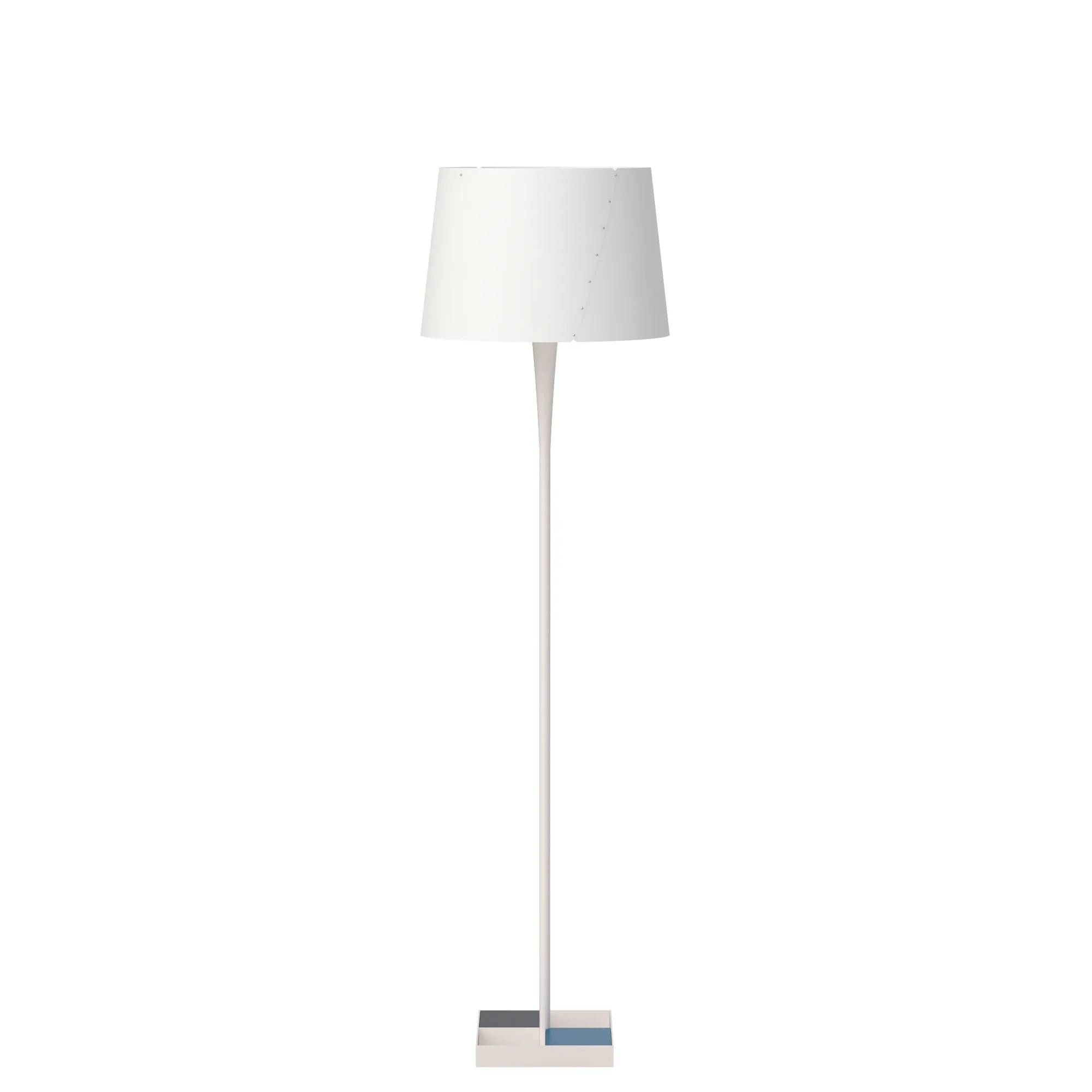 De-Lux “D” in Matte White / Blue, code TDD440-3765