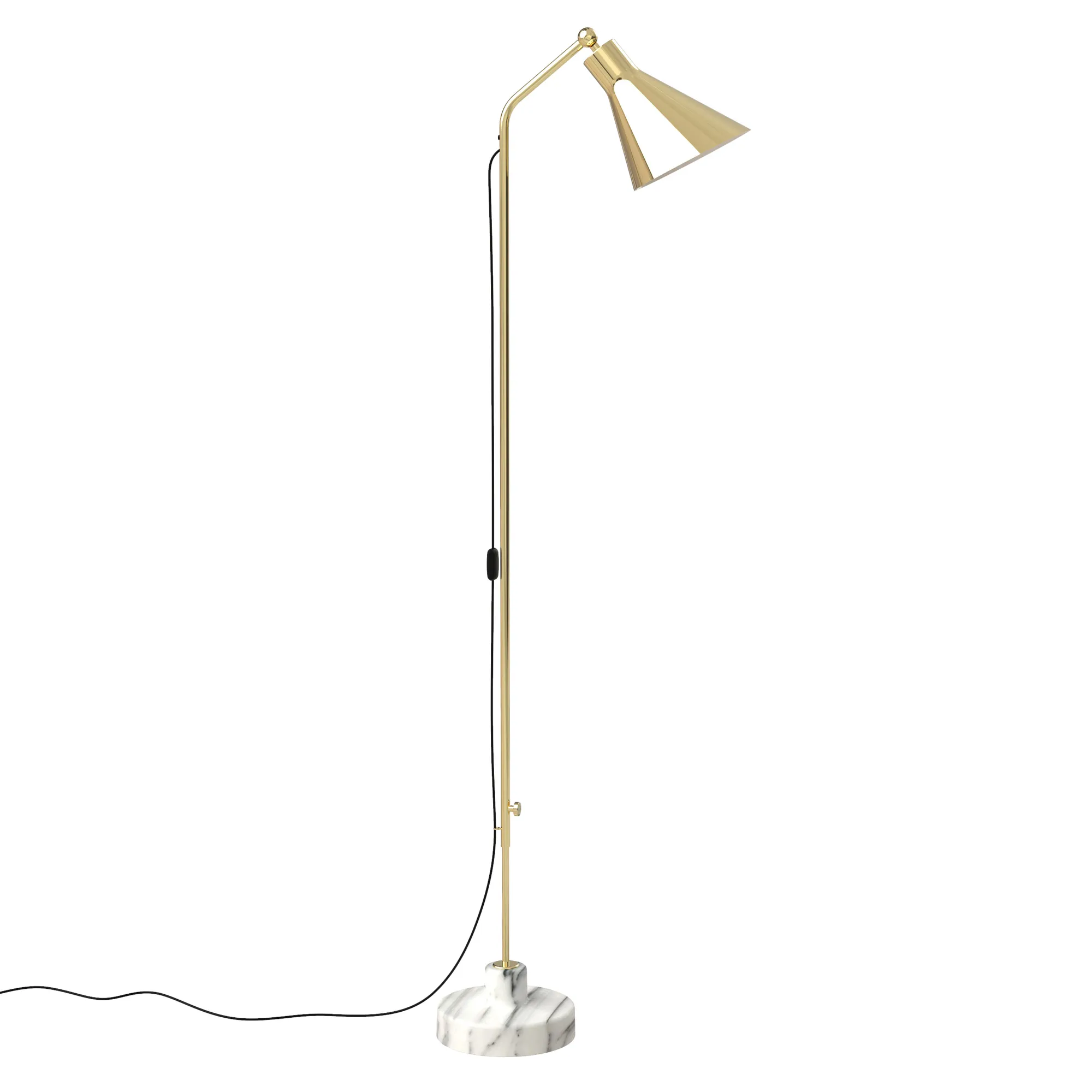 Alzabile in Brass / Carrara Marble, code TAL400-1509