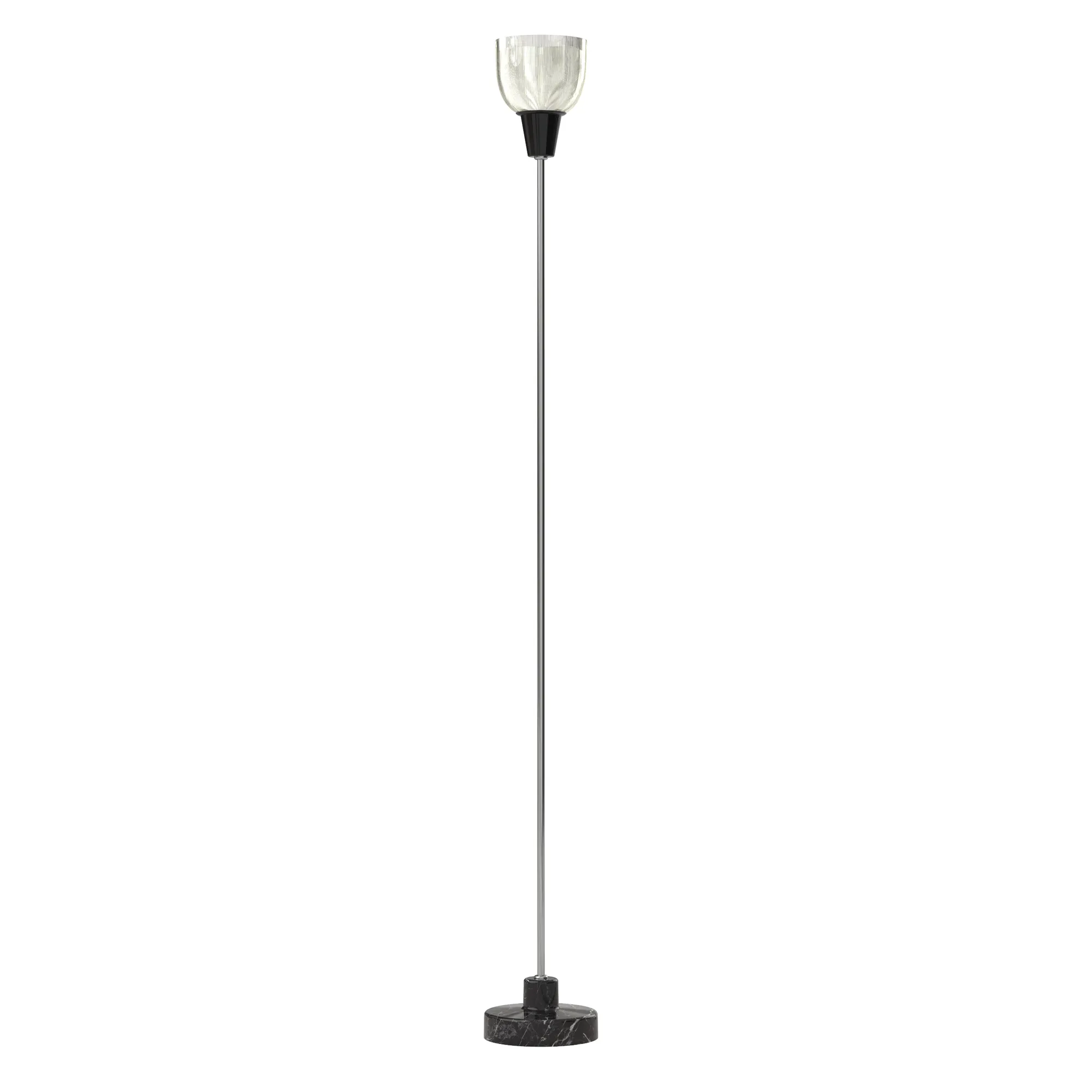Coppa Aperta Piantana in Chrome / Marquinia Marble, code TCA400-1601