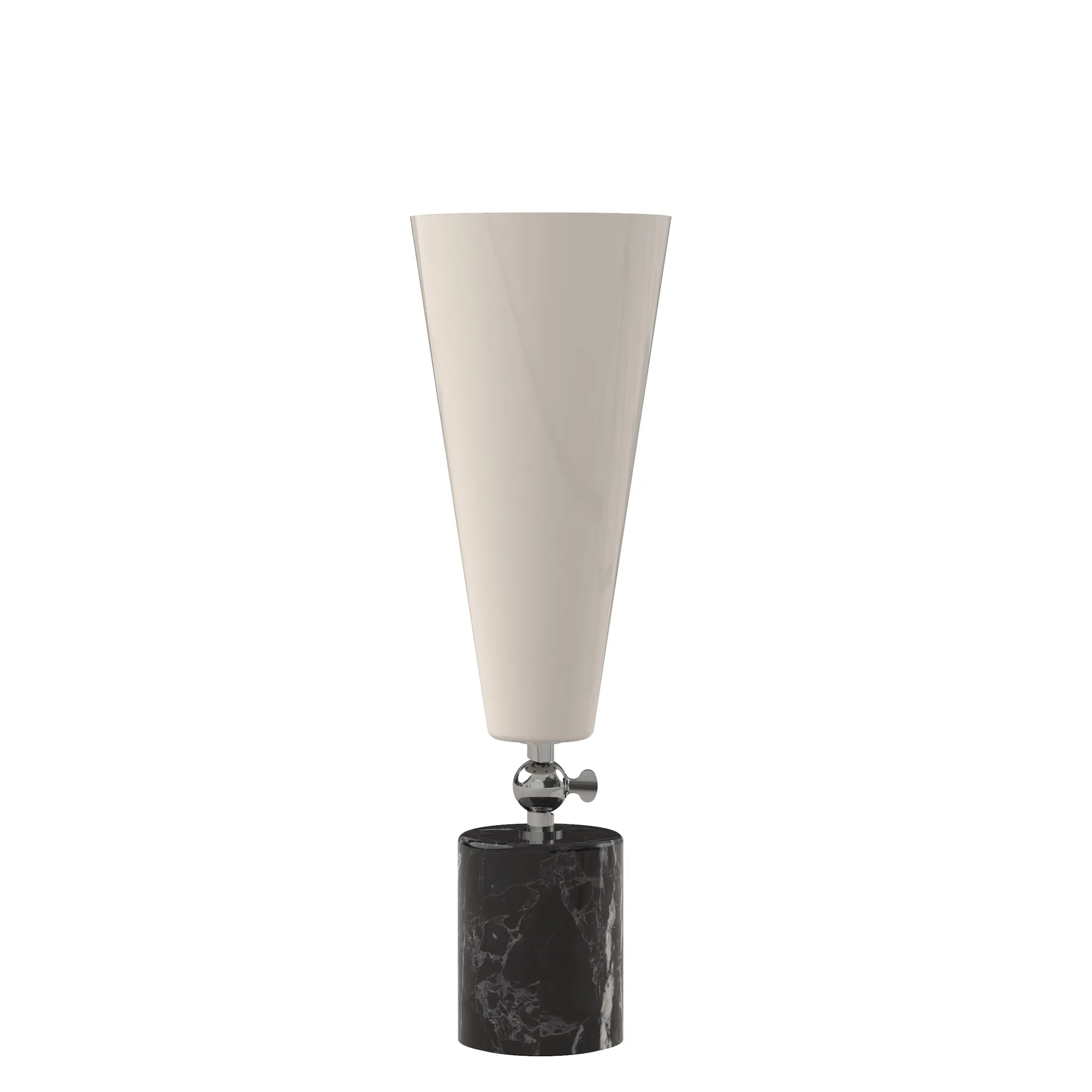 Vox in (h40cm) Glossy White / Marquinia Marble, code TVO300-2316