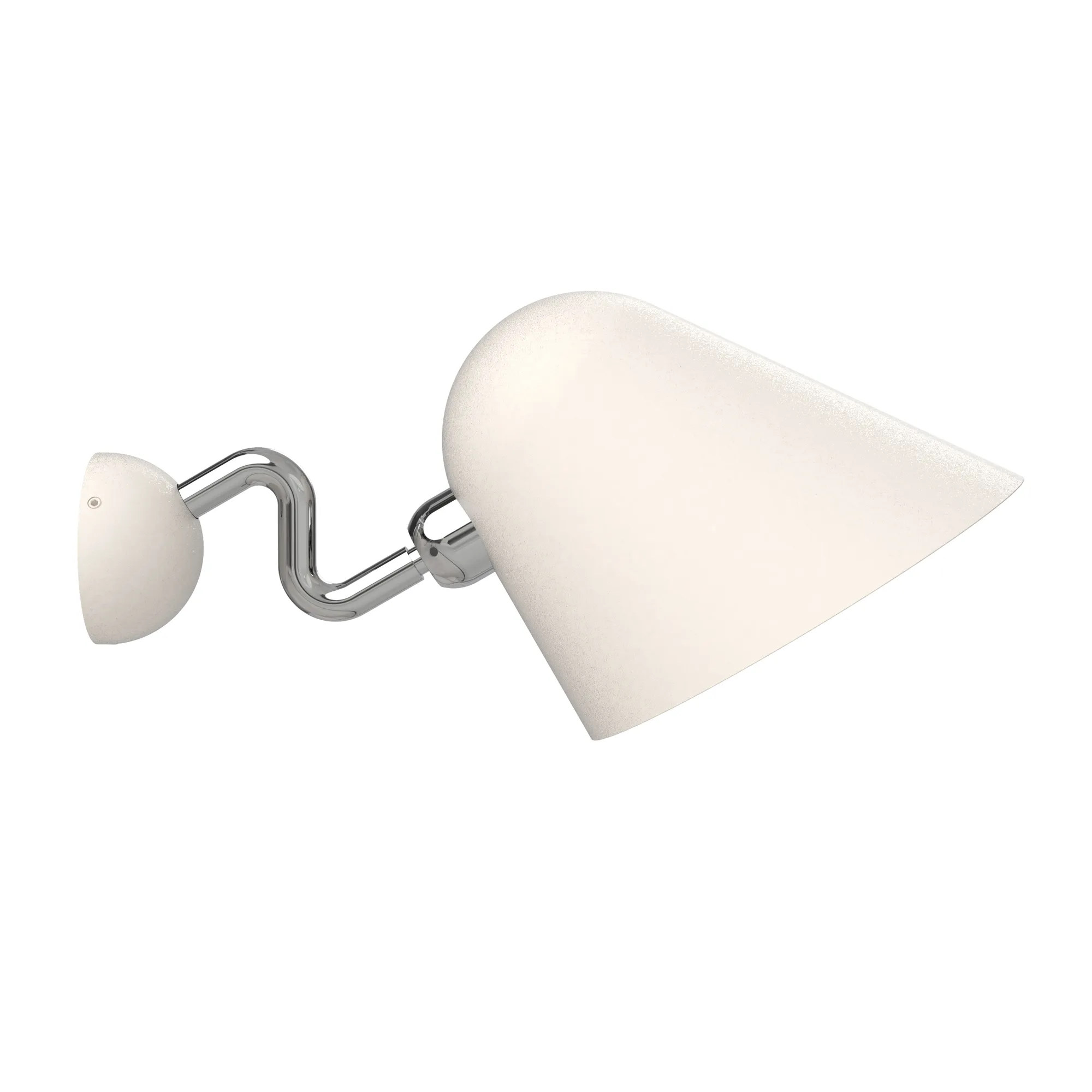 Beghina Applique in Chrome / Textured White, code TBE200-0125