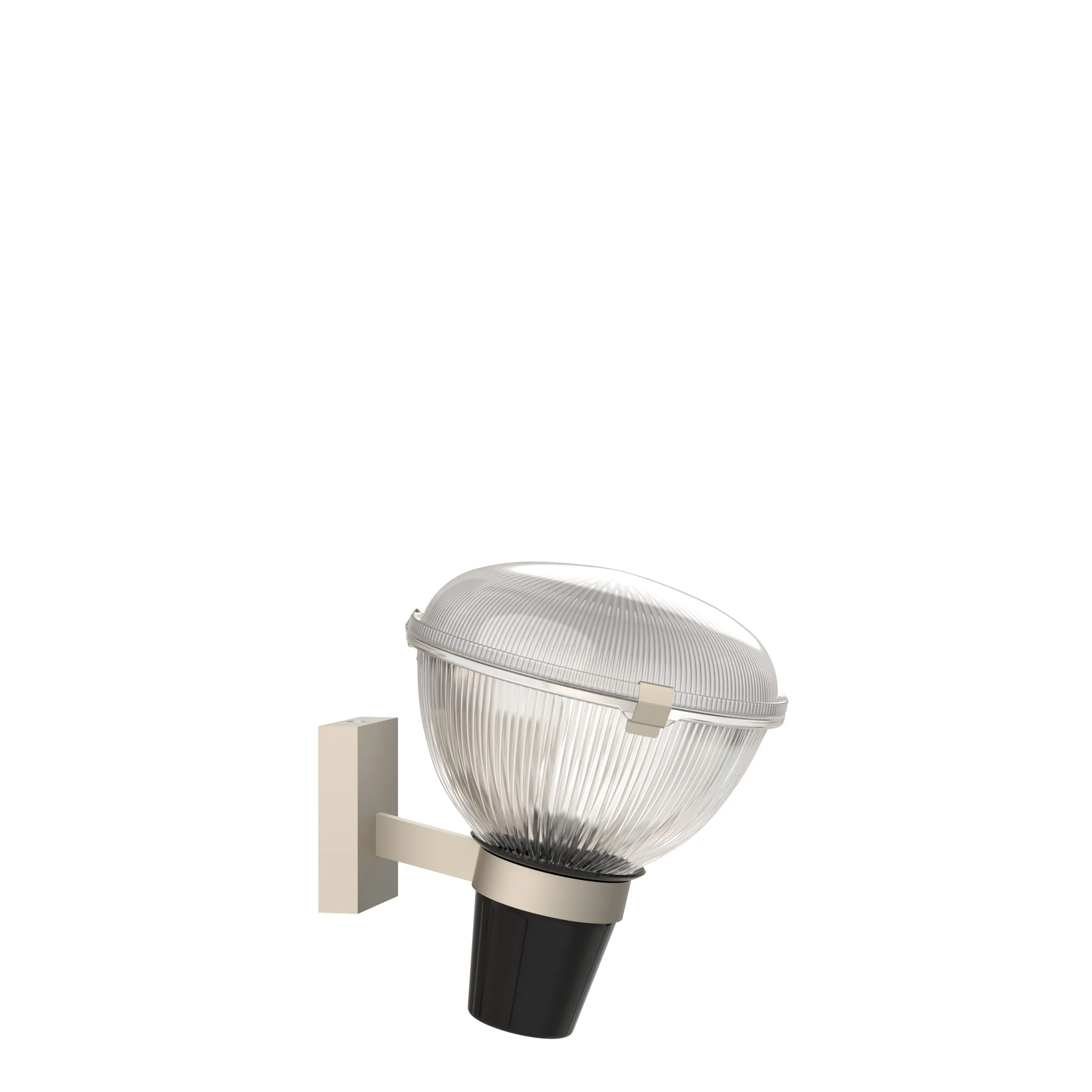 Coppa Chiusa Applique in Satin Nickel / Black, code TCC200-0524