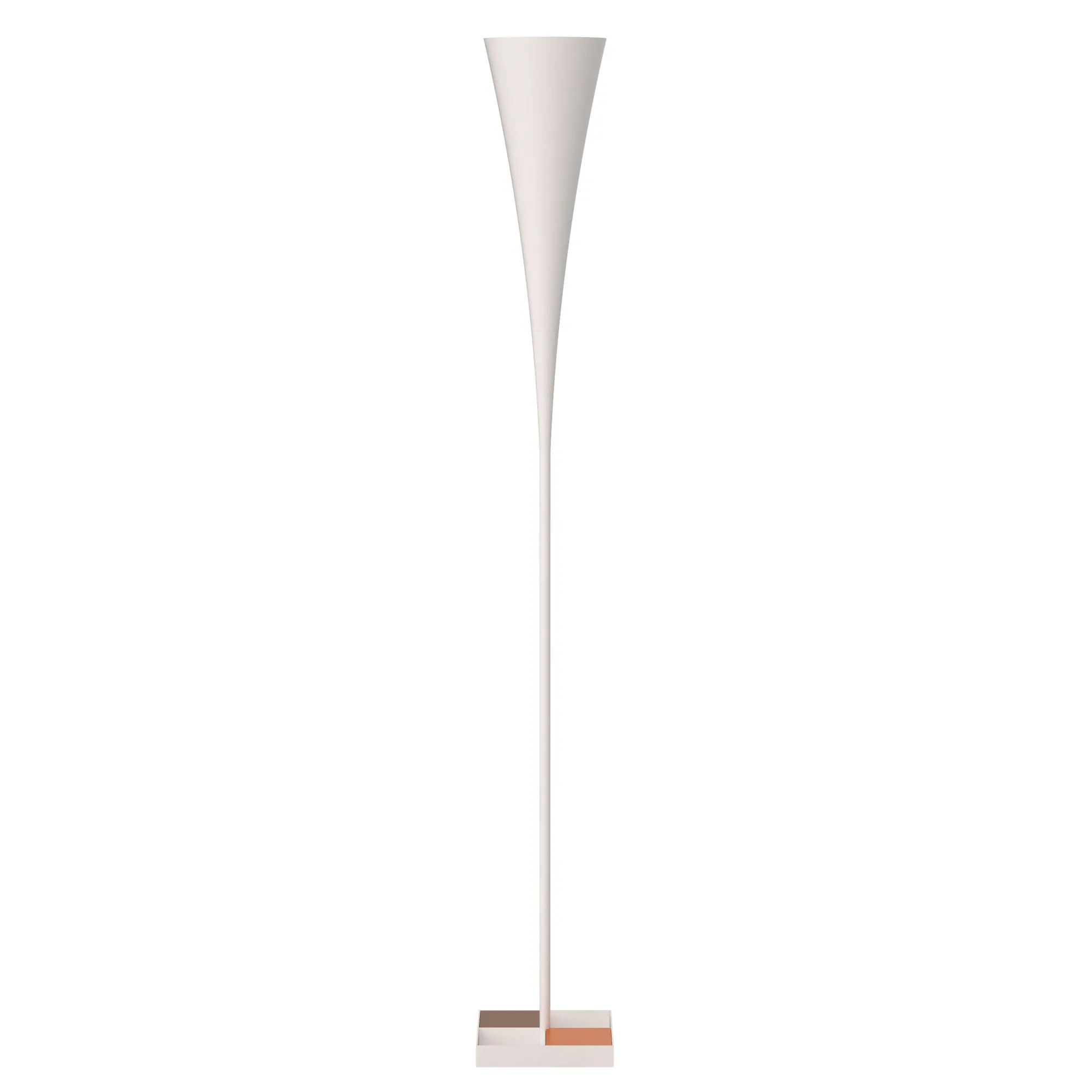 De-Lux “D” in Matte White / Orange, code TDD410-3325