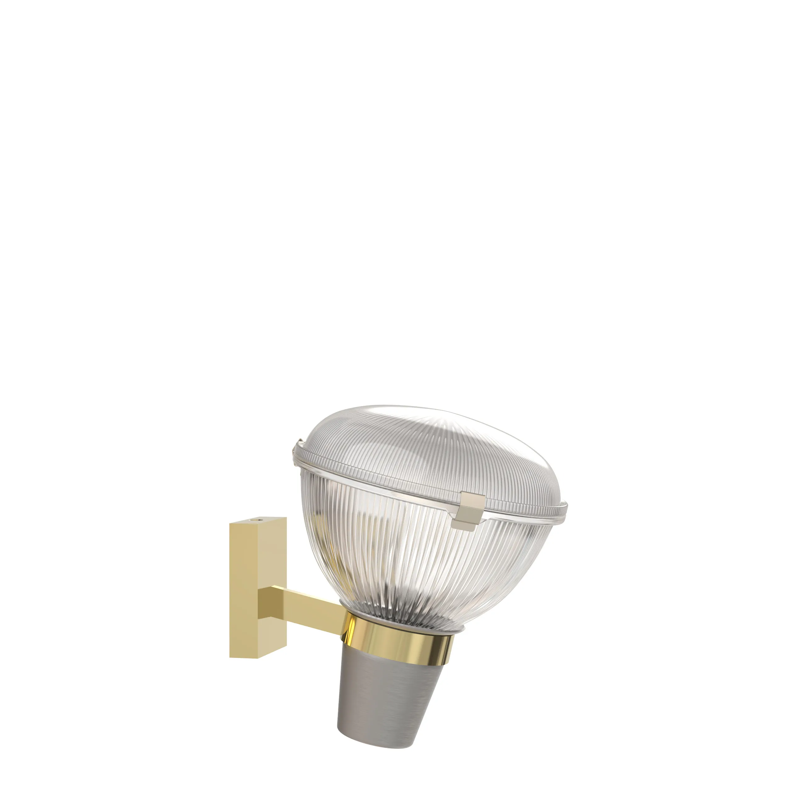 Coppa Chiusa Applique in Brass / Silver, code TCC200-0921