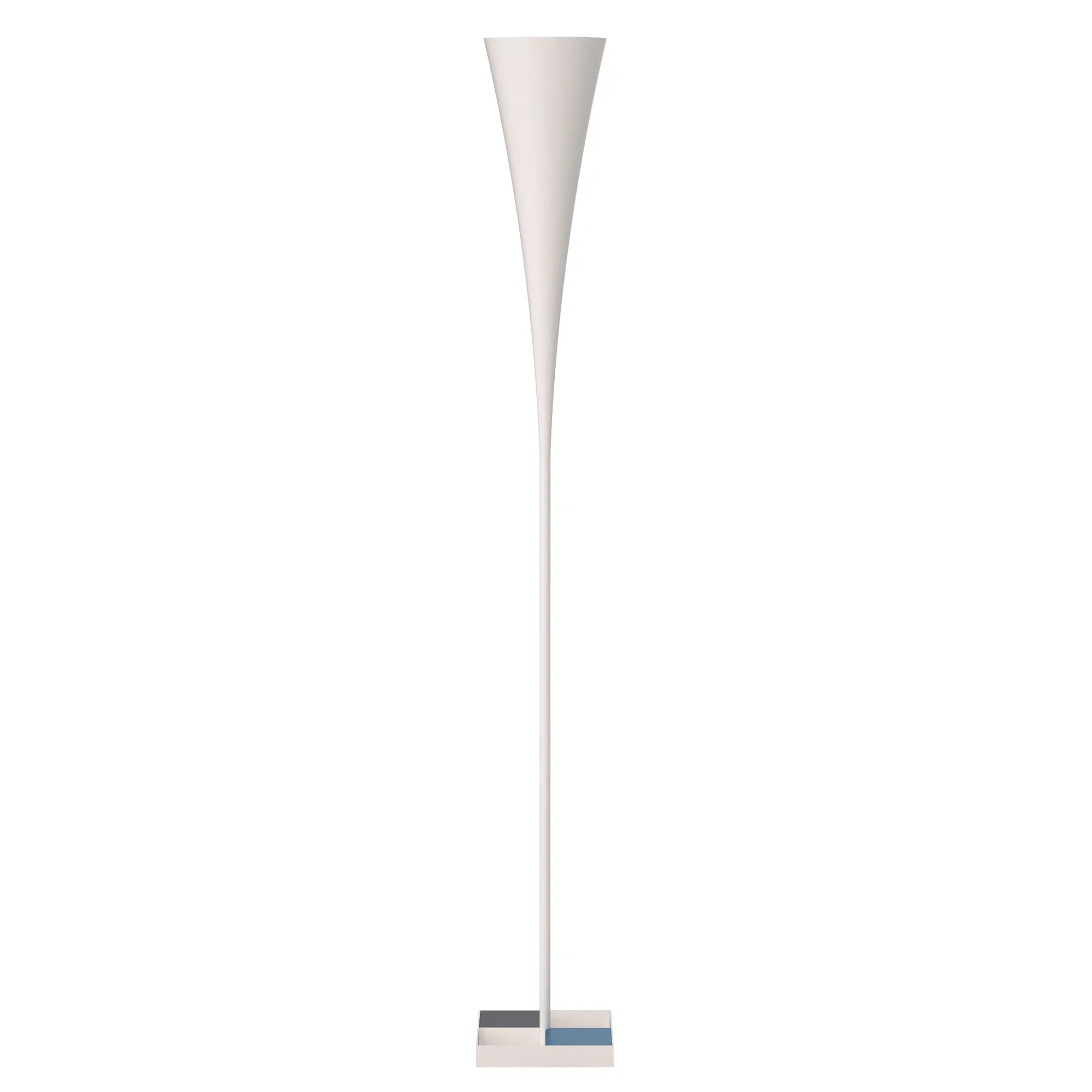De-Lux “D” in Matte White / Blue, code TDD410-3725
