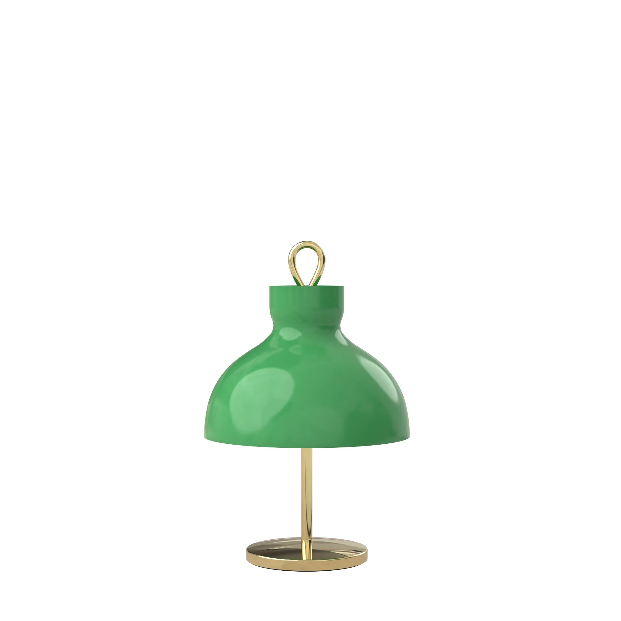 Arenzano Bassa in Brass / Green glass, code TAR300-0939