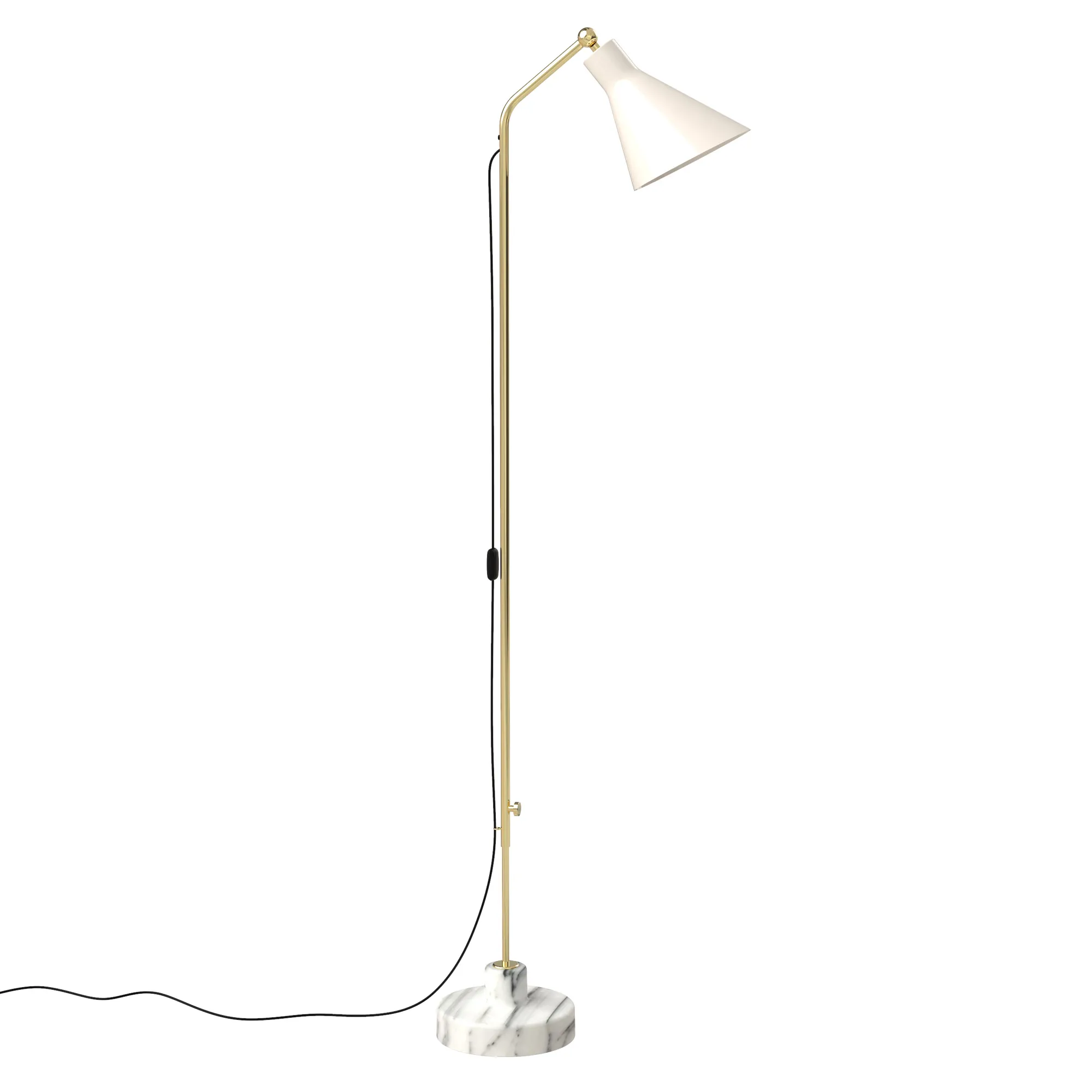 Alzabile in White / Brass / Carrara Marble, code TAL400-1523