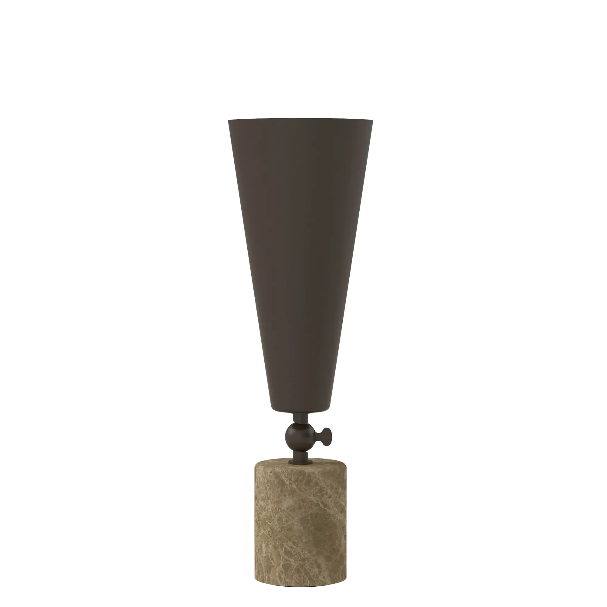 Vox in (h40cm) Satin Bronze / Emperador Marble, code TVO300-1418
