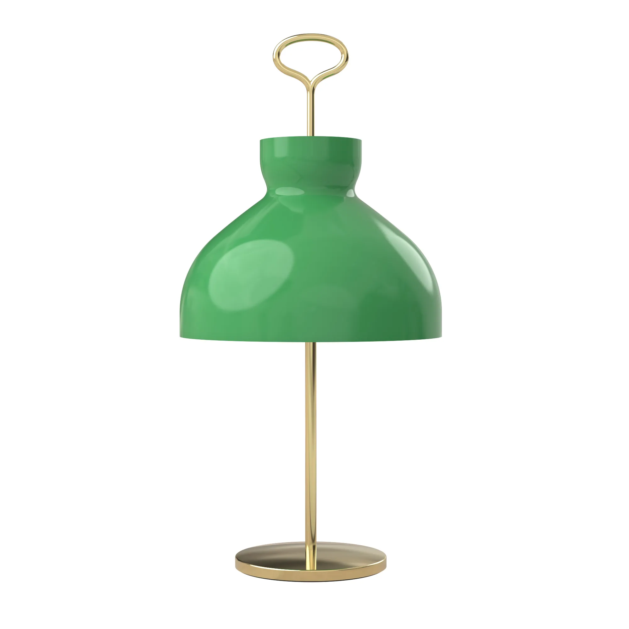 Arenzano in Brass / Green glass, code TAR310-0939