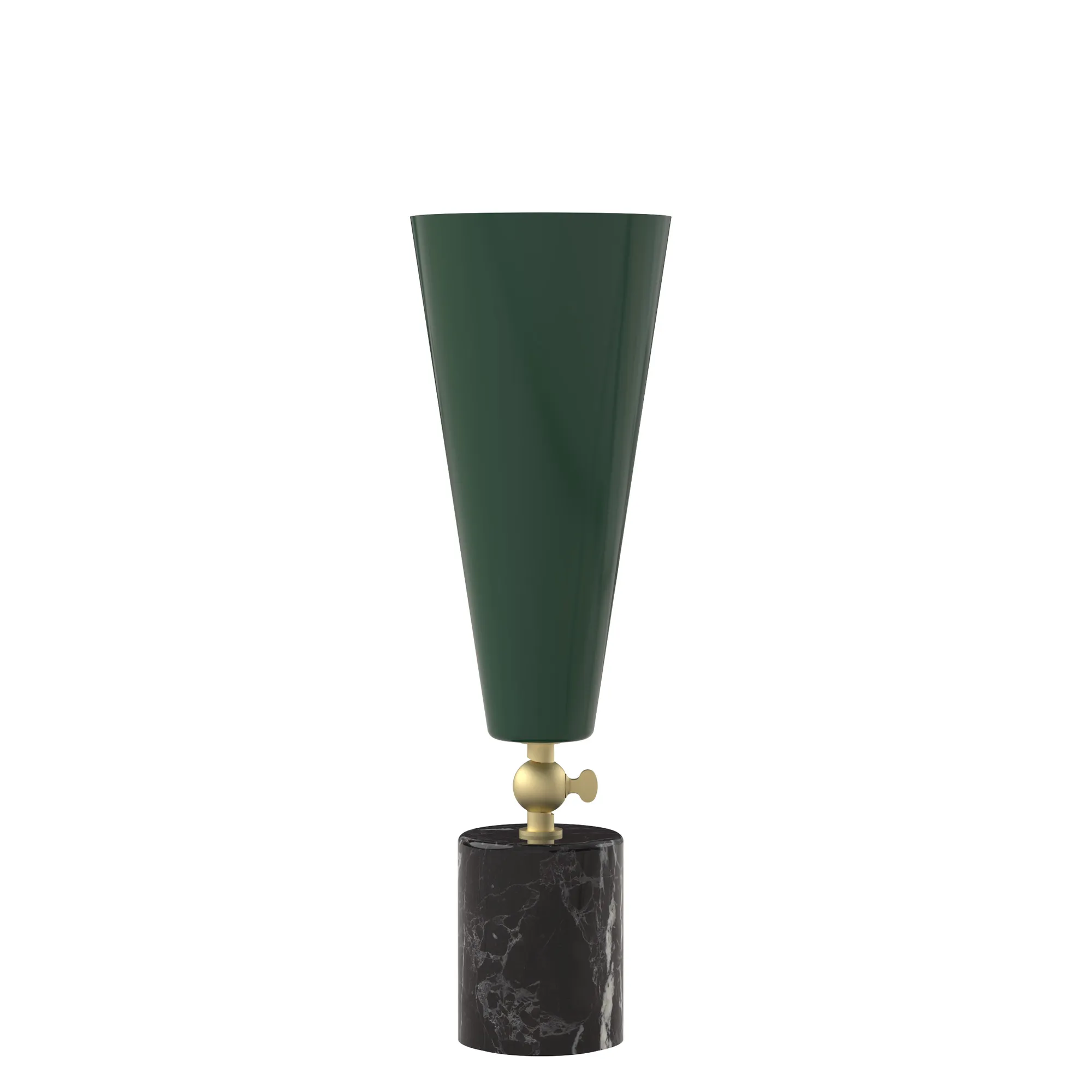 Vox in (h40cm) Green / Satin Brass / Marquinia Marble, code TVO300-3916