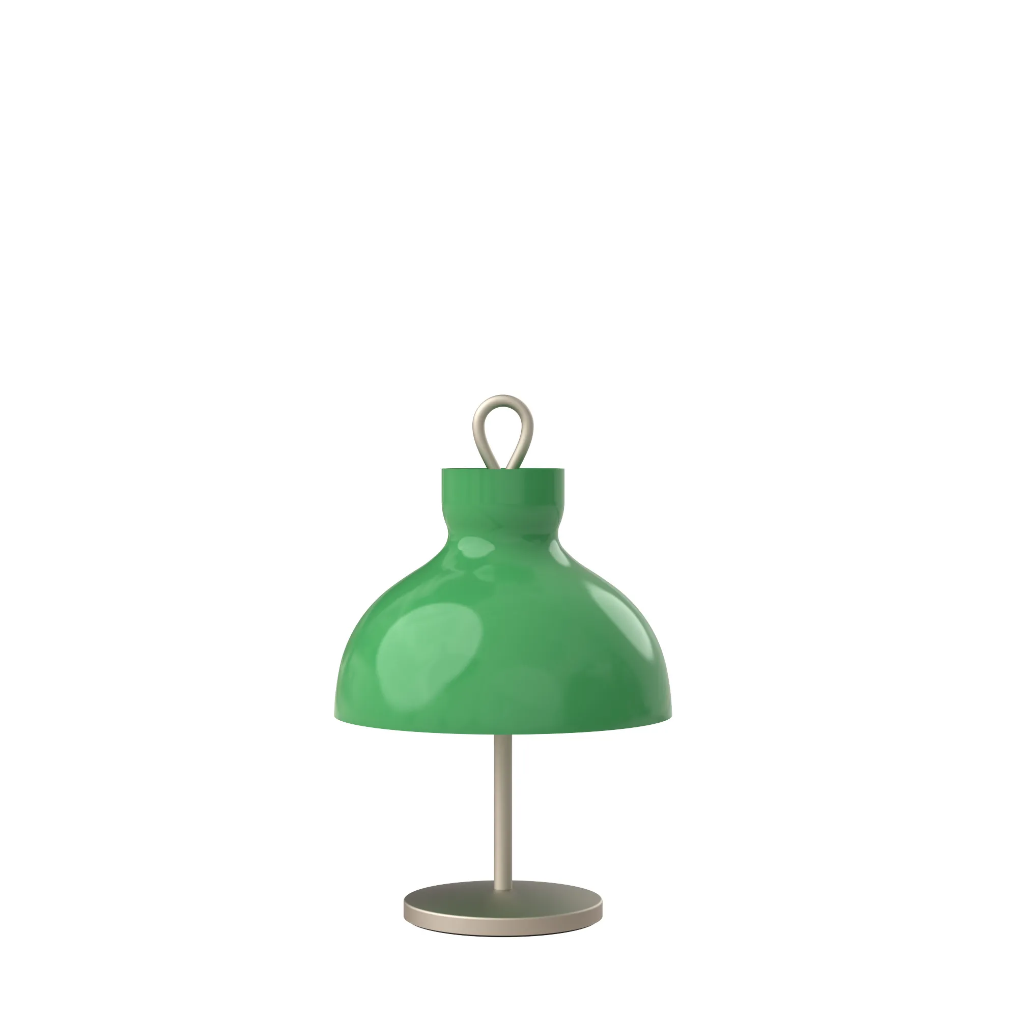 Arenzano Bassa in Satin Nickel / Green glass, code TAR300-0539