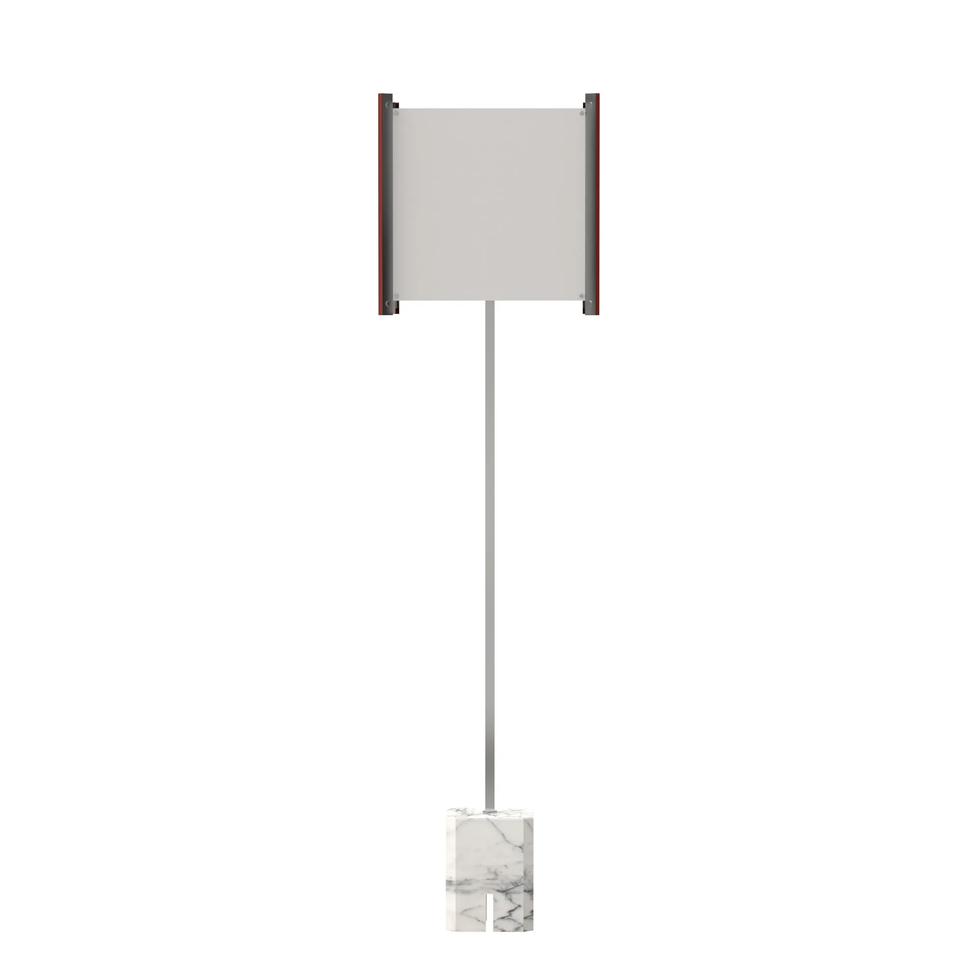 Prisma in Cubo / Chrome / Carrara marble, code TPS410-0115