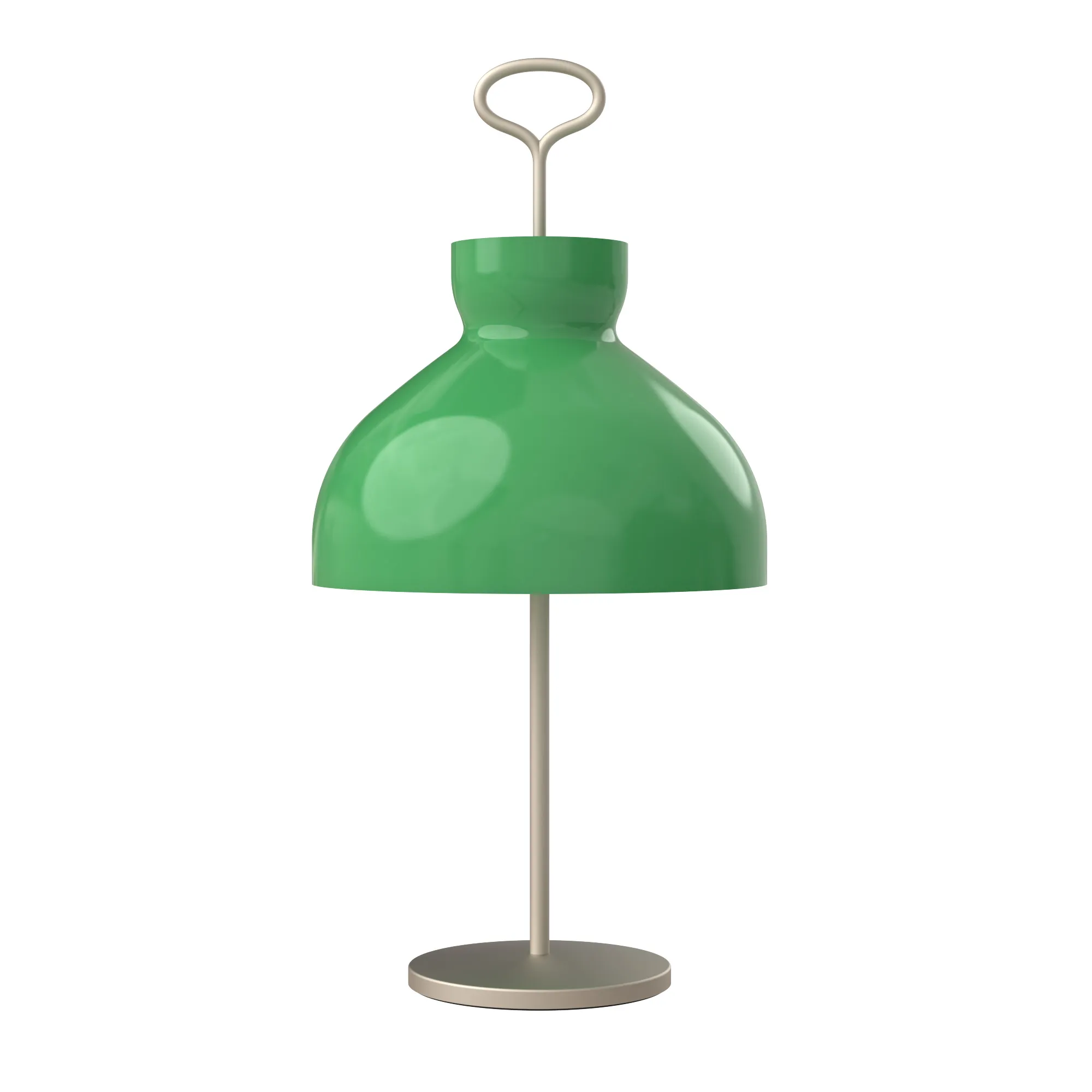 Arenzano in Satin Nickel / Green glass, code TAR310-0539