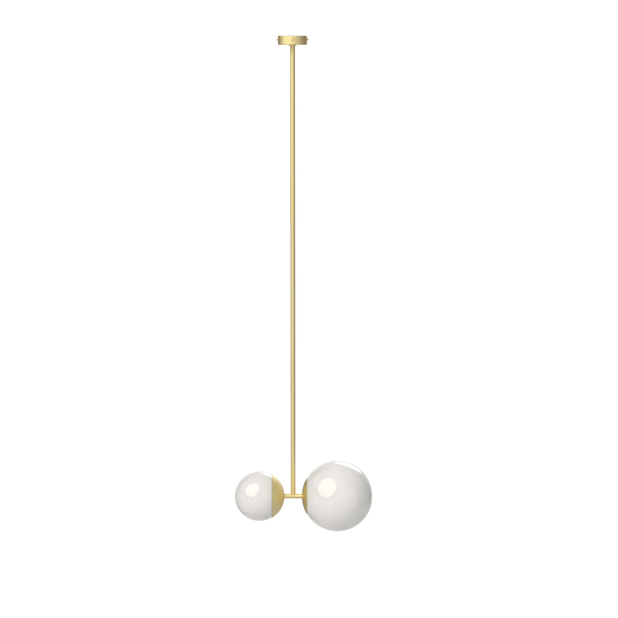 Biba Sospensione in (h140cm) Satin Brass, code TBI140-1340