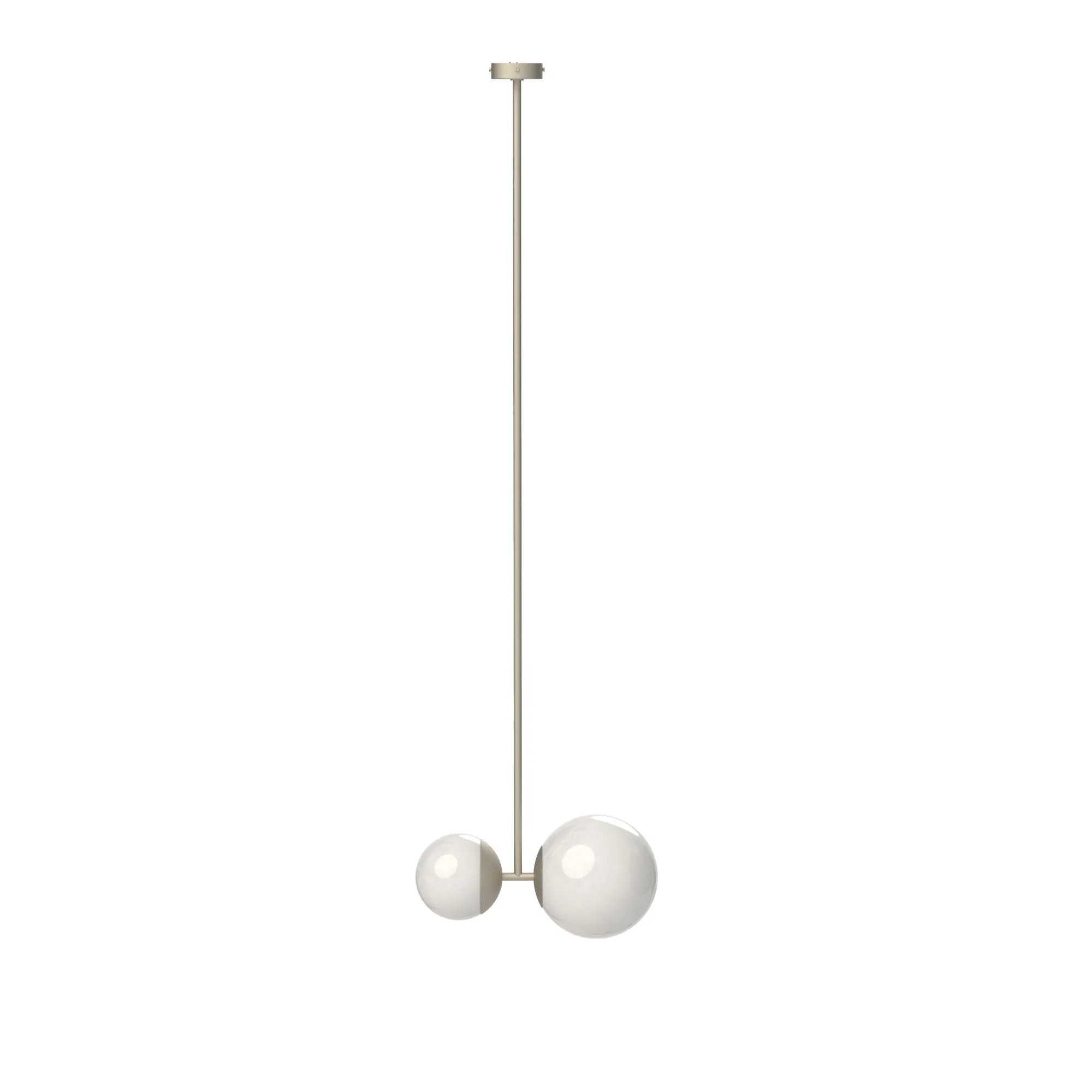 Biba Sospensione in (h140cm) Satin Nickel, code TBI140-0540