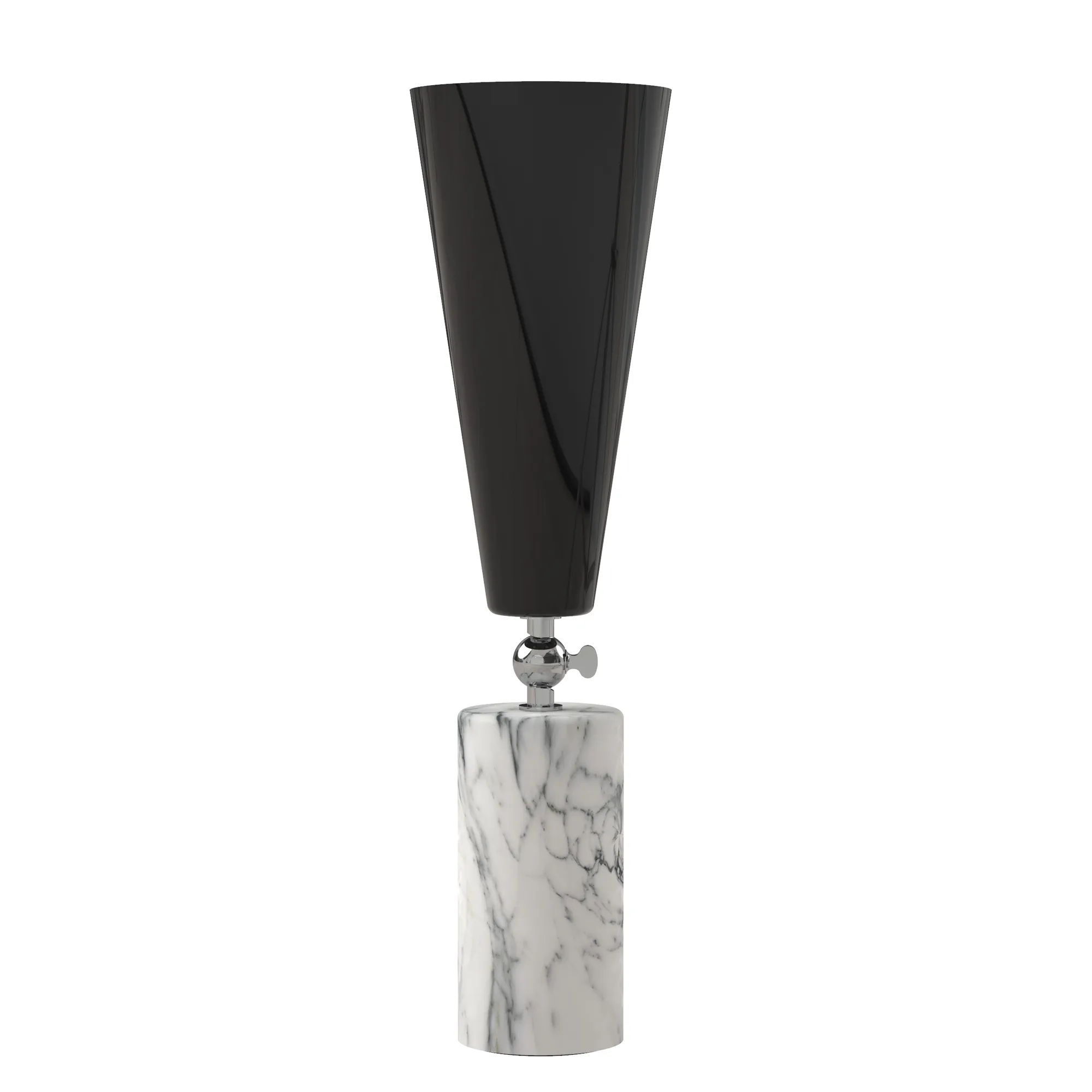 Vox in (h46cm) Glossy White / Carrara Marble, code TVO310-2415