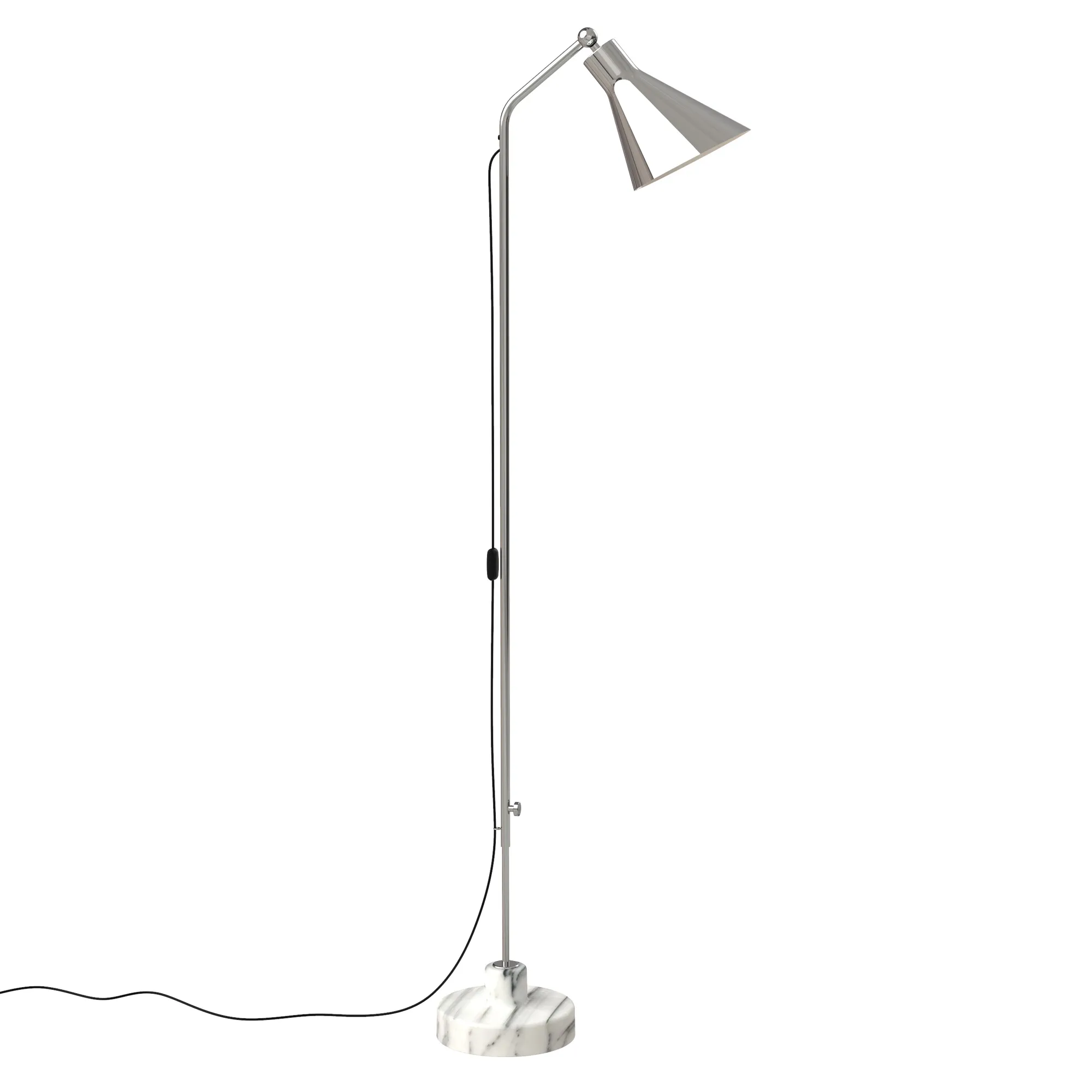 Alzabile in Chrome / Carrara Marble, code TAL400-1501