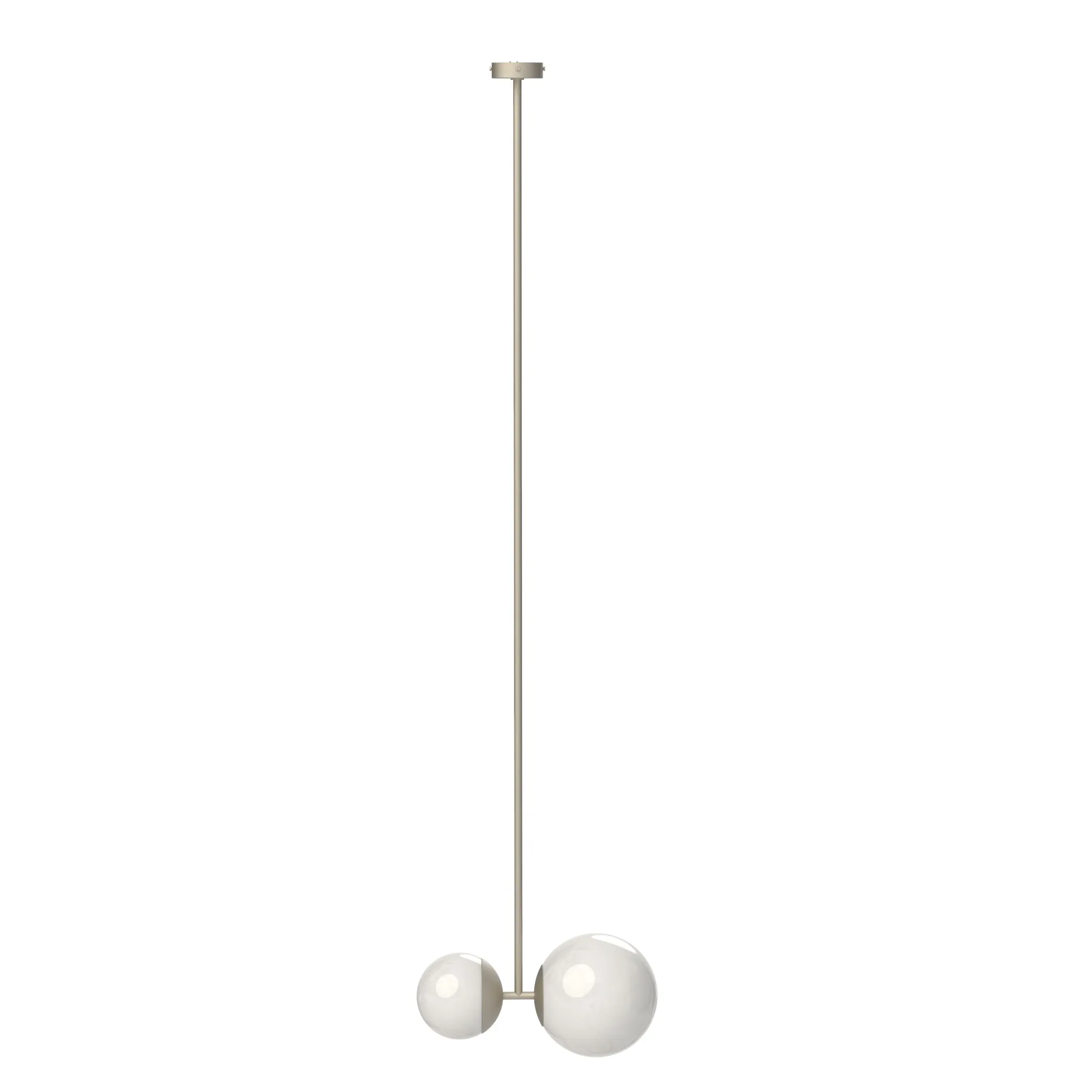 Biba Sospensione in (h160cm) Satin Nickel, code TBI160-0540