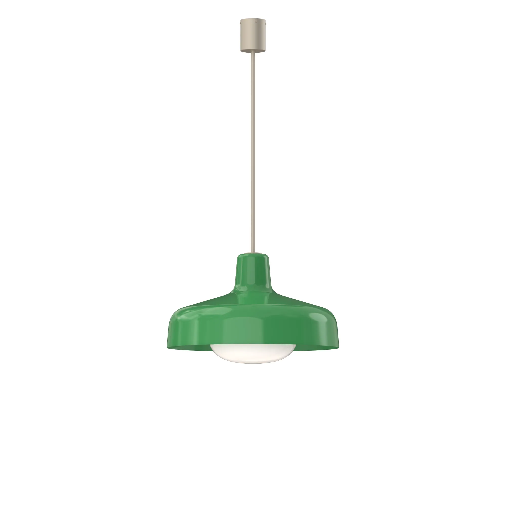 Paolina in (h105cm) Satin nickel / Glossy green, code TPL110-0539
