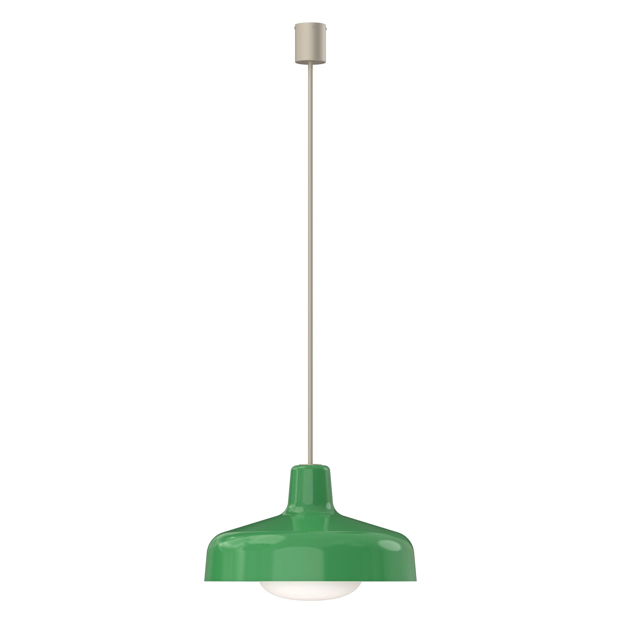 Paolina in (h145cm) Satin nickel / Glossy green, code TPL120-0539