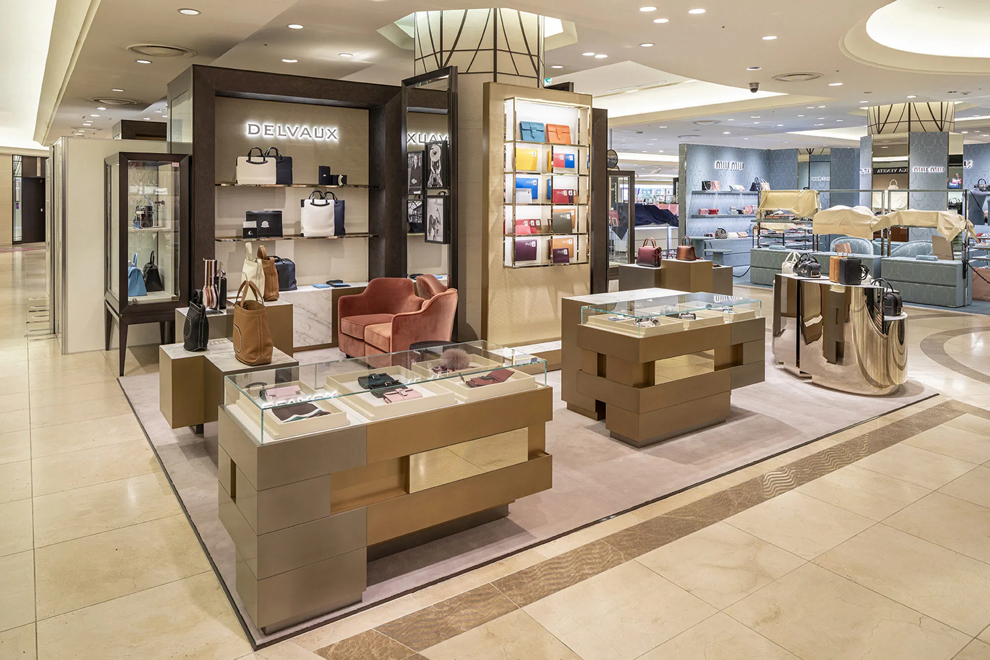 Interior view of Delvaux Stores, image 3