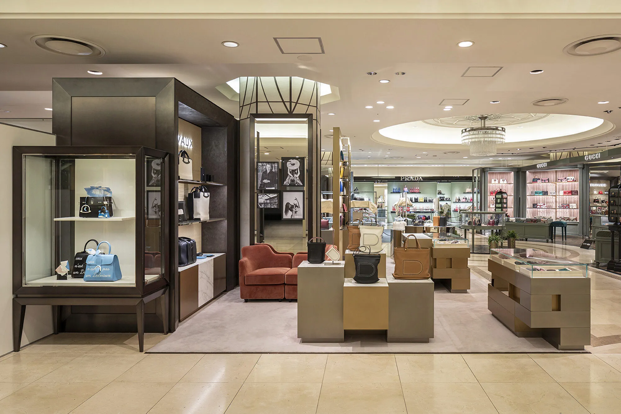 Interior view of Delvaux Stores, image 4