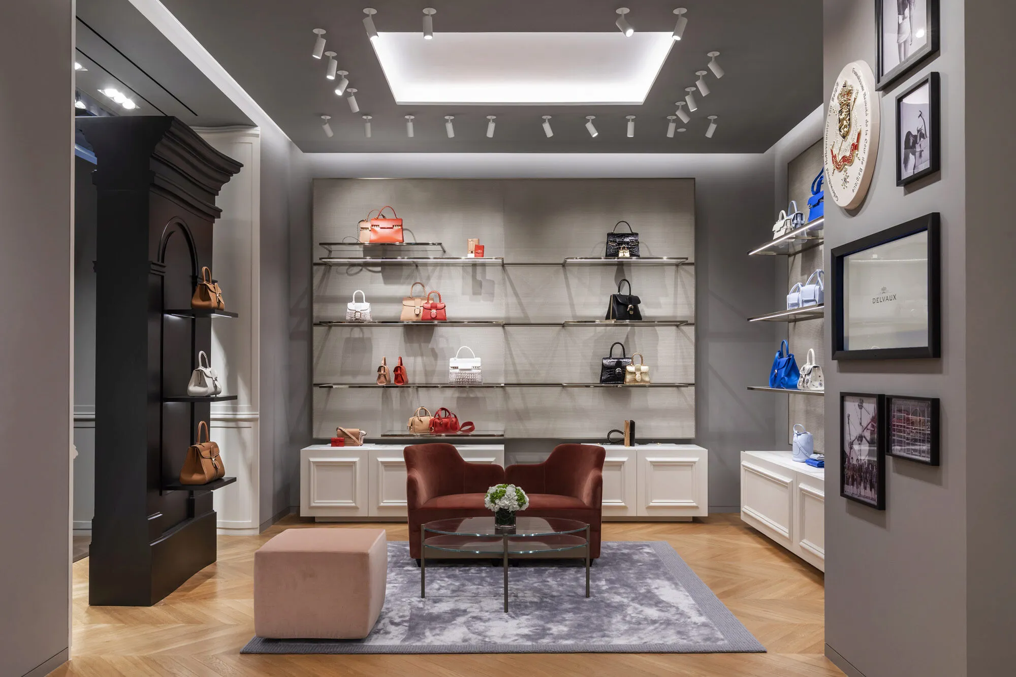 Interior view of Delvaux Stores, image 8