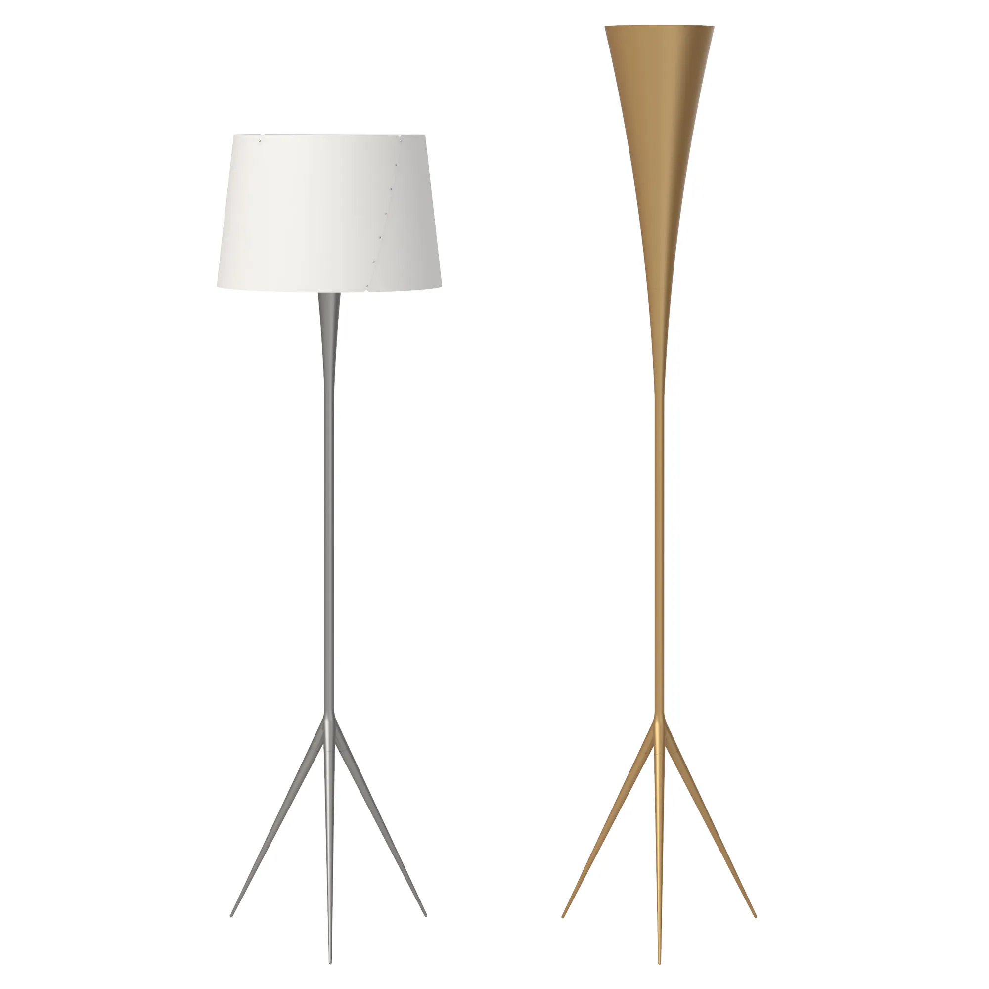 De-Lux “B”, floor lamp by Gio Ponti