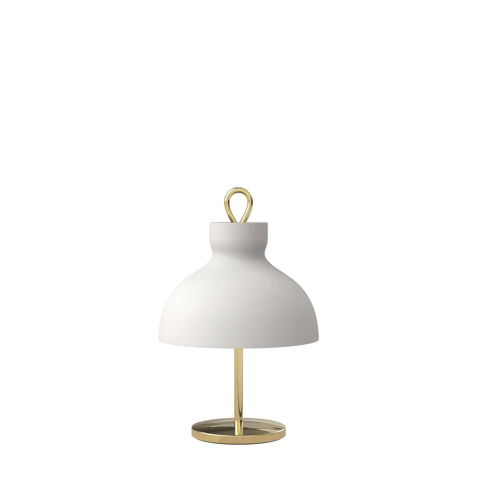 Arenzano Bassa in Brass / White glass, code TAR300-0940