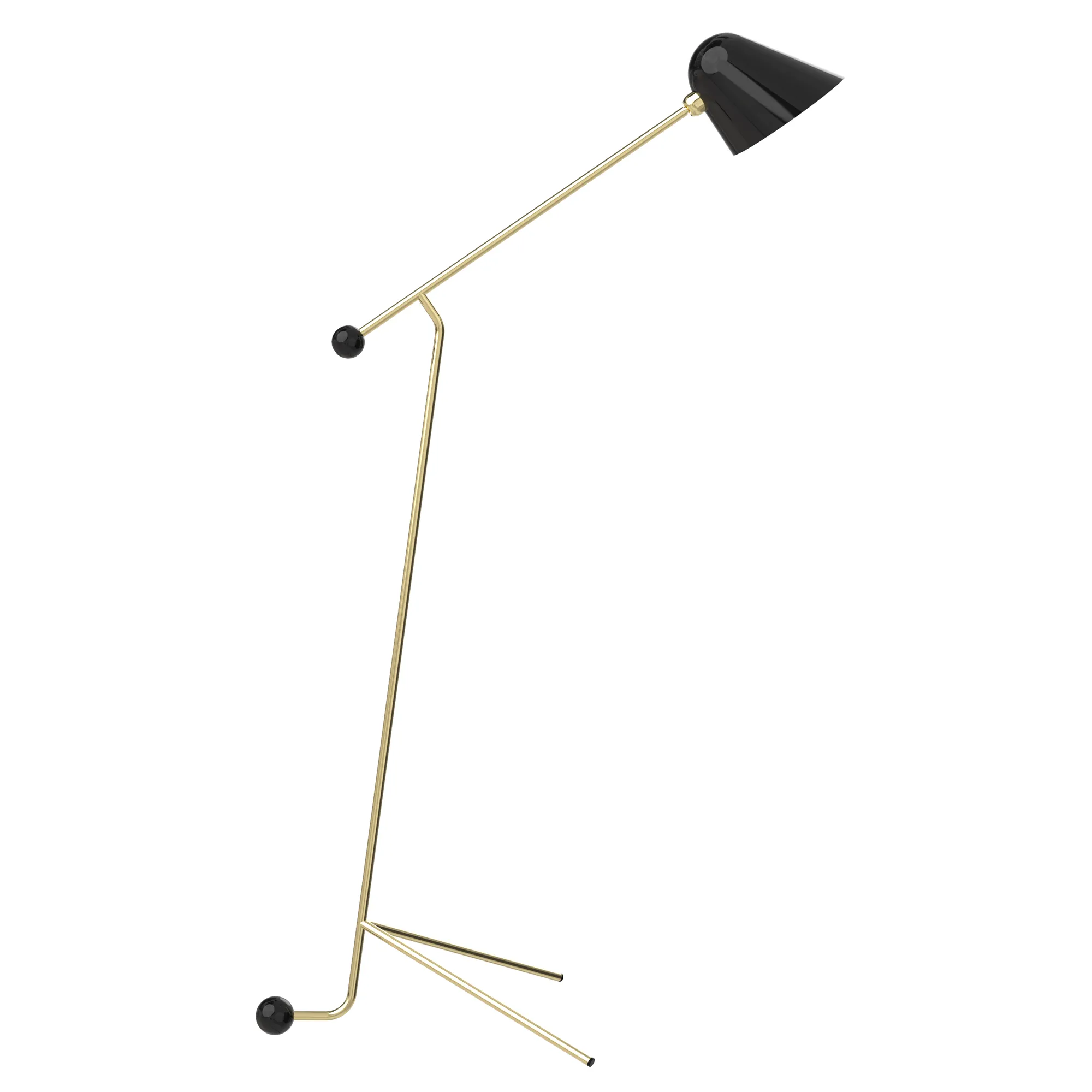 Beghina Terra in Brass / Glossy Black, code TBE400-0924