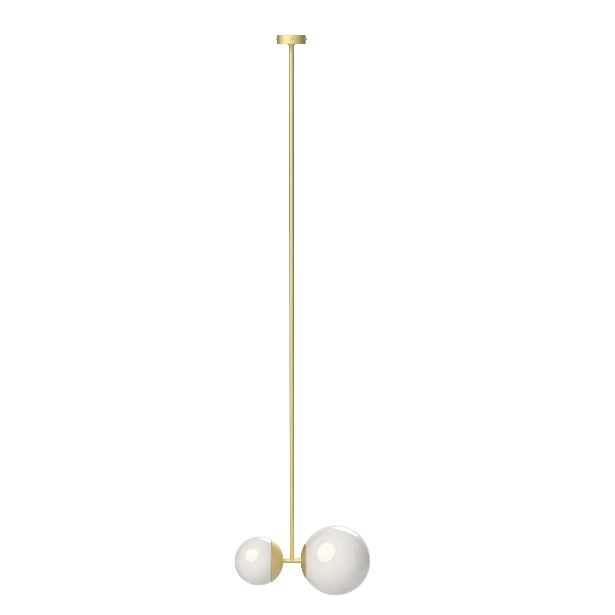 Biba Sospensione in (h160cm) Satin Brass, code TBI160-1340