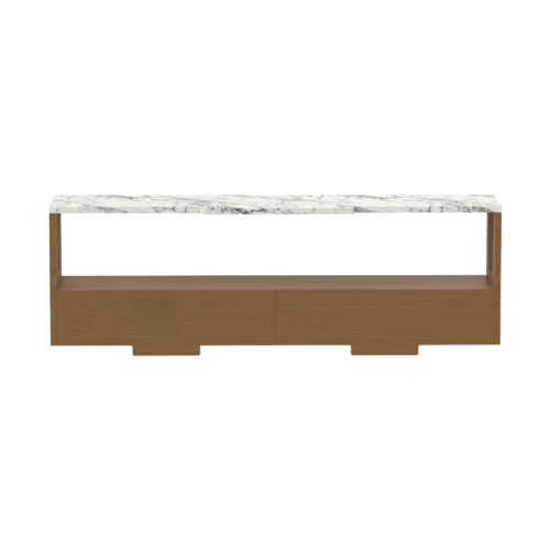 TDO600-3815 Walnut / Carrara marble